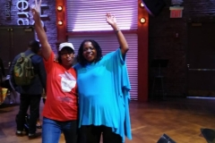 Me and Carla Cook — at BAM