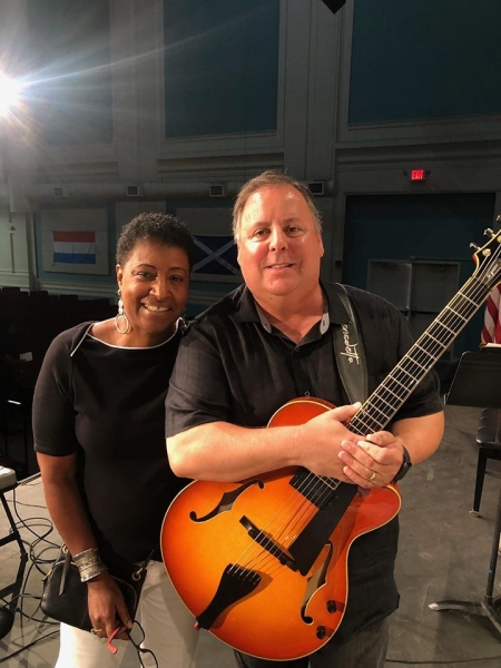 Vanessa In Savannah with Guitarist Howard Paul