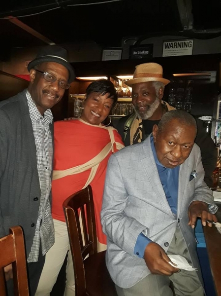 Vanessa with With Freddy Cole, Patience Higgins and Rome Neal