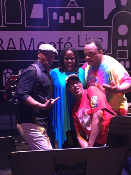 With Carla Cook, Vanessa Rubin and Jeff Watts at BAM