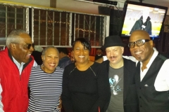 group shot at Lavender Blue in LA with Jacques-Kimberly Lesure. Much clearer than mine. Smile. — with Rhonda Hamilton Carvin and Lesures Jacques Kimberly