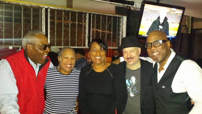 group shot at Lavender Blue in LA with Jacques-Kimberly Lesure. Much clearer than mine. Smile. — with Rhonda Hamilton Carvin and Lesures Jacques Kimberly