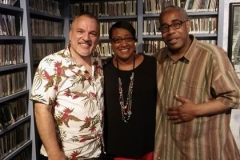 Gaming out at KUVO Jazz radio in Denver yesterday with Arturo Gomez and Rodney Franks