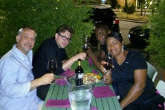 Josh Ginsburg , bass, Danny Grisset, piano, me and drummer Mario Gonzi, Milan, Italy-2016-1