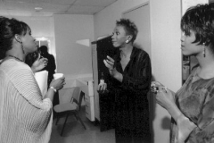 Vanessa, Carmen Lundy, Nina Freelon backstage at the Kennedy Center