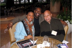 Vanessa, Carroll Dashield & Kenny Baron in LA at Jazz Times Convention