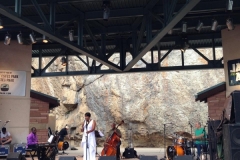 Vanessa Rubin and the Brandon McCune Trio. Performance Park Amphitheater Estes Park CO