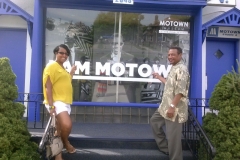 With Miller London at Motown Museum in Detroit